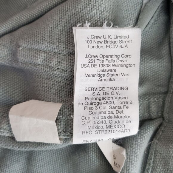 Madewell Emmett Wide-Leg Crop Pants Size 26 Light Blue Cotton/Elastane - Picture 7 of 13